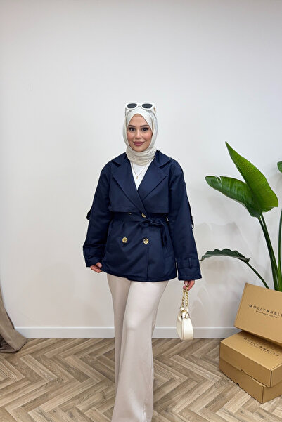 salisburys Molly Nelly Women's Short Lined Trench Coat