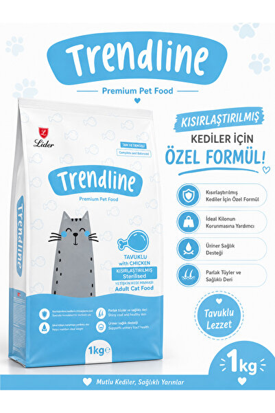 Tavuklu Kısırlaştırılmış Kedi Maması 1 KG