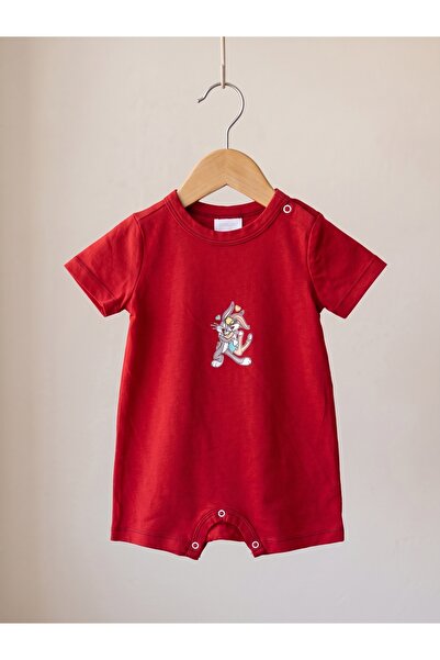 Fuar Baby Miniklere Özel Kız & Erkek Bebek Pamuklu Kısa Paça Tulum