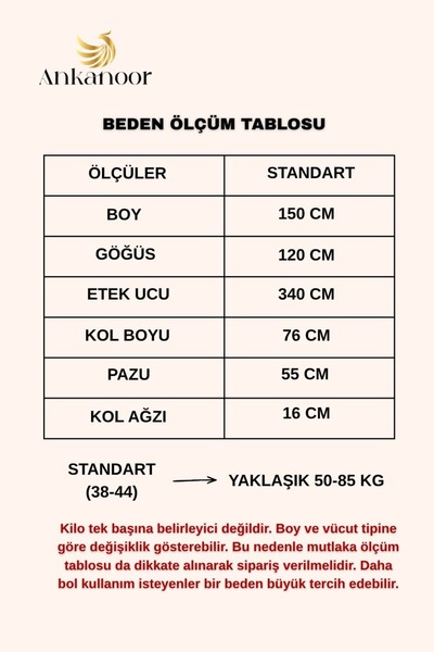 ankanoor Verev Büzgülü Dupai İpeği Elbise 150 CM ANKA262039