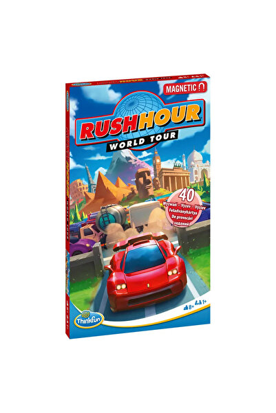 ThinkFun Joc de logică magnetică în limba română Rush Hour World Tour