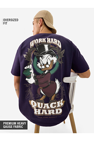 The Souled Store By Styli Men Oversized Disney Scrooge McDuck Graphic T-Shirt