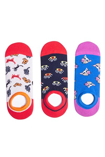 Biggdesign Pack of 5 - Cat Design Liner Socks