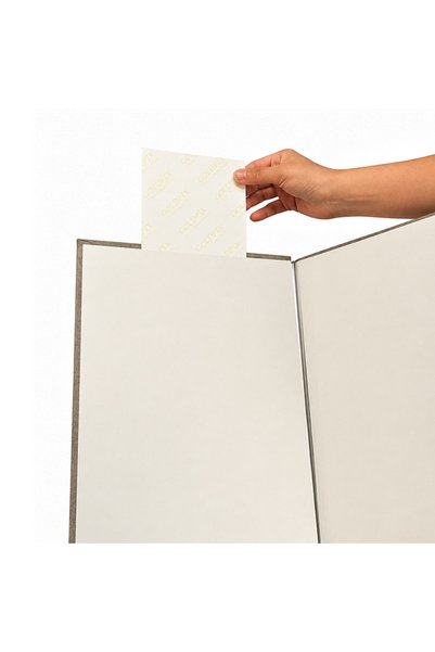 best hediye Adhesive Suede Photo Album 15 Sheets - 30X37Cm-Anthracite Color