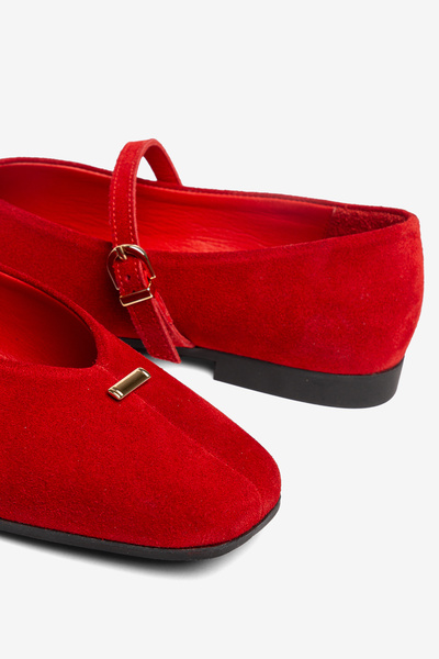Cefi Shoes Roma Women's Genuine Leather Babet Soft Comfort Insole