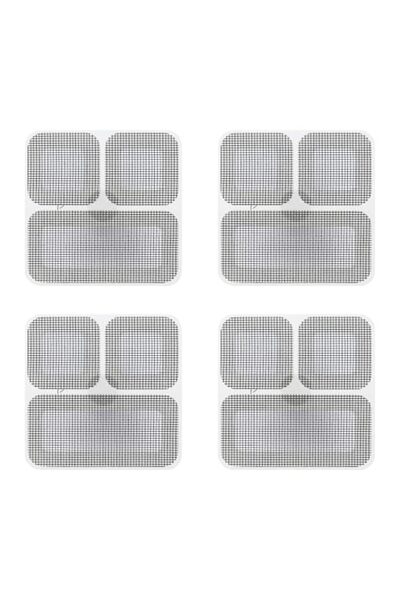 Lawazim Snail Screen Repair Tape 4 Packs -60 Pieces, 10cmx10cm - Tear-Resista...