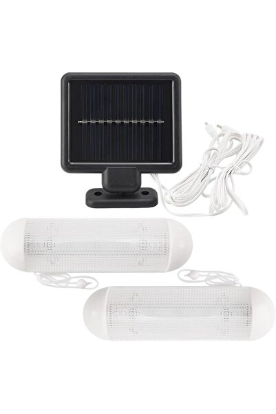 KASTWAVE أضواء LED شمسية للسقيفة مع مفتاح تشغيل، إضاءة داخلية تعمل بالطاقة ال...
