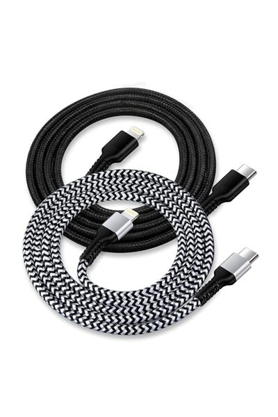 Haoano 2pack-10ft USB Type C to Lightning iPhone Charger Cable Original Apple...