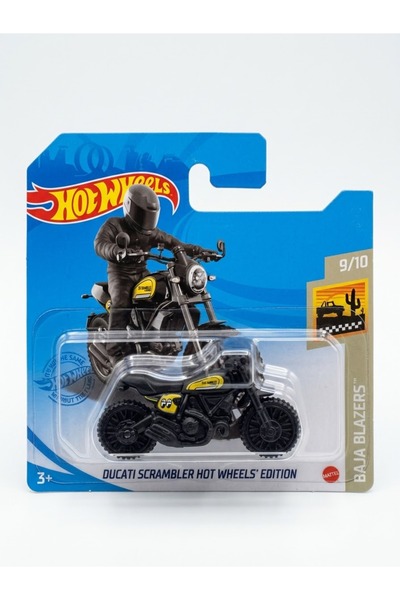 HOT WHEELS Ducati Scrambler Motorsiklet SİYAH -SARI