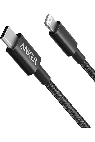Anker Stuy كابل أنكر الجديد من النايلون من نوع USB C إلى Lightning، معتمد من ...