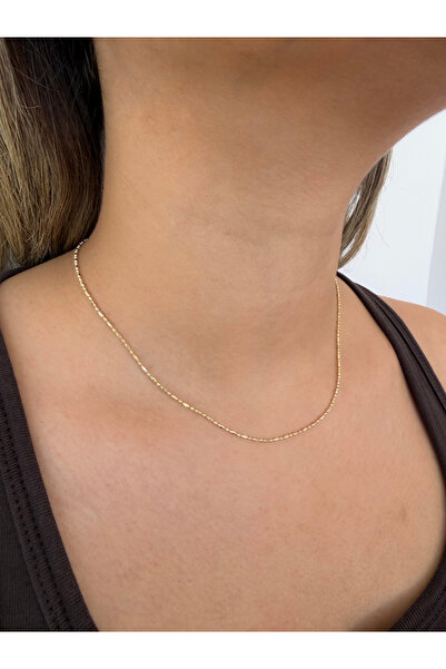 Oyster collection XUPING GOLD ÇUBUK DORİKA ZİNCİR KOLYE