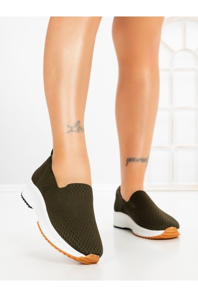 EMAS Sneakers dama verzi din material textil Dumira