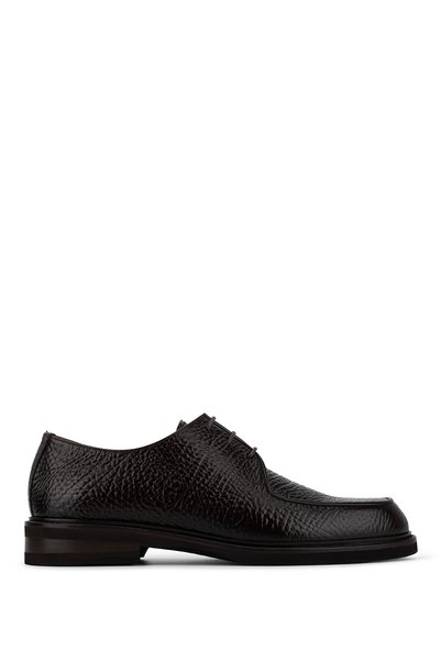 Tamer Tanca Men's Genuine Leather Brown Classic Shoes
