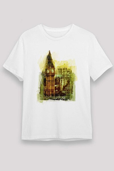 Darkhane Big Ben White Unisex T-Shirt T-Shirt