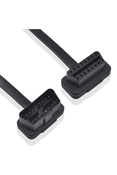 Duttek كابل تمديد OBD2 بطول 3.3 قدم/1 متر، كابل مسطح ذكر وأنثى بـ 16 دبوس لأج...
