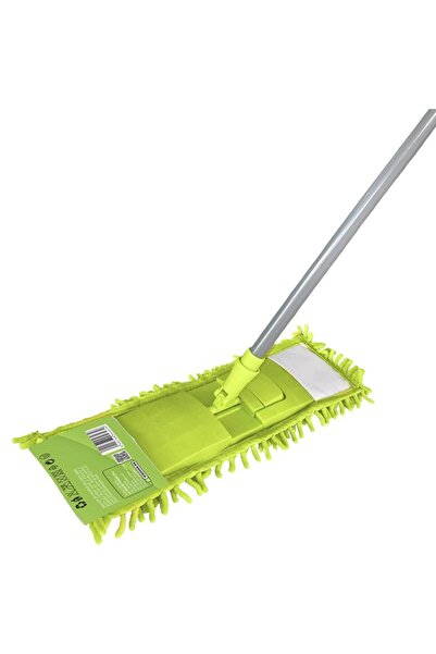 Misavan Mop plat din chenille, microfibră + mâner telescopic 1-1.5m