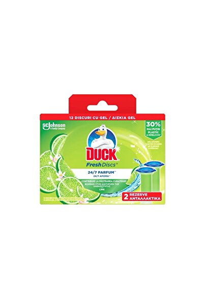 SİDE Rezerva Duck Fresh Disc, gel pentru odorizare vas WC, 2 buc/set