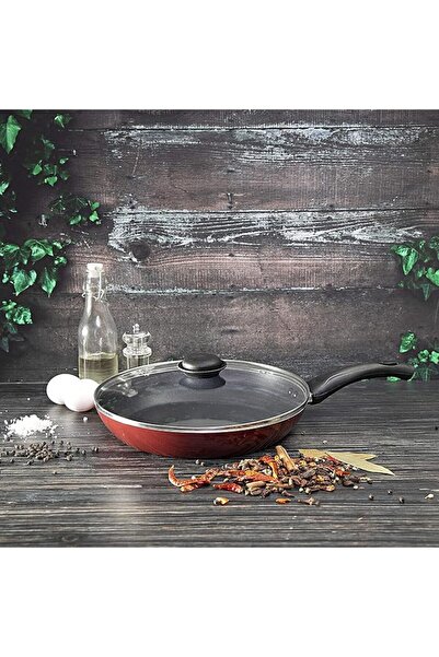 ROYALFORD frying pan, aluminum non-stick fry pan ergonomic handle - saute pan...