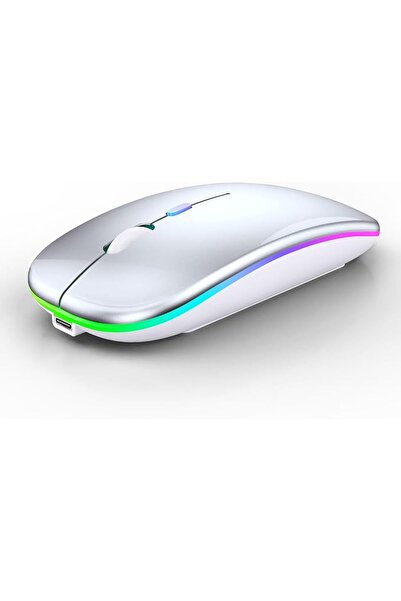 GENERAL WREANU Wireless Bluetooth Mouse Rechargeable Laptop Mice with LED Lig...