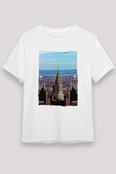 Darkhane تي شيرت كرايسلر بيلدنج وايت للجنسين