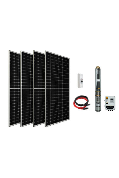 Entech Enerji Entech 110 V 1300 W Dc Pompa 2200 Watt Güneş Paneli Solar Sulam...