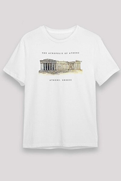 Darkhane Acropolis White Unisex T-Shirt T-Shirt