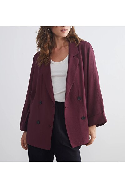 Burcia Double-Breasted Collar Women's Jacket