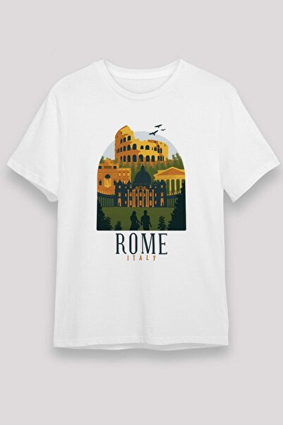 Darkhane Colosseum White Unisex T-Shirt T-Shirt