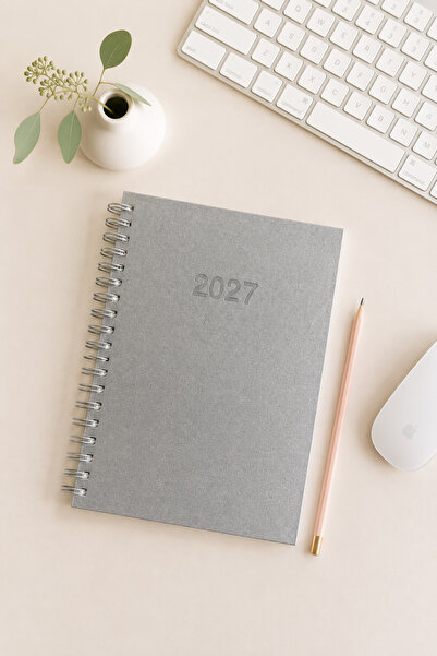 Lizy 2027 Günlük Ajanda – 17x24 cm, Thermo Deri Kapak | 9 Renk Seçeneği
