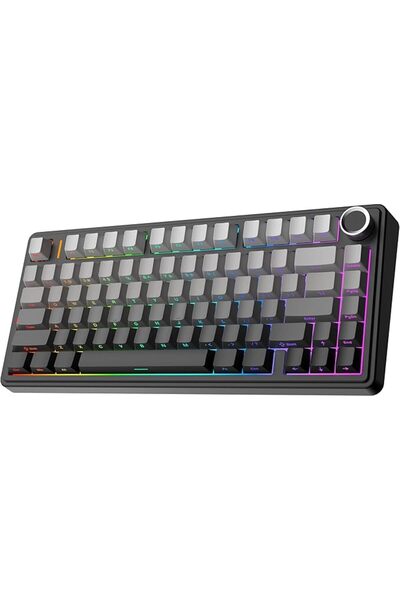 Epomaker لوحة مفاتيح ميكانيكية AULA F75 مع مقبض
