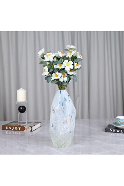 Al Hadaya Mall Luxury Glass Decorative Vase – Modern Colors – 5x31cm