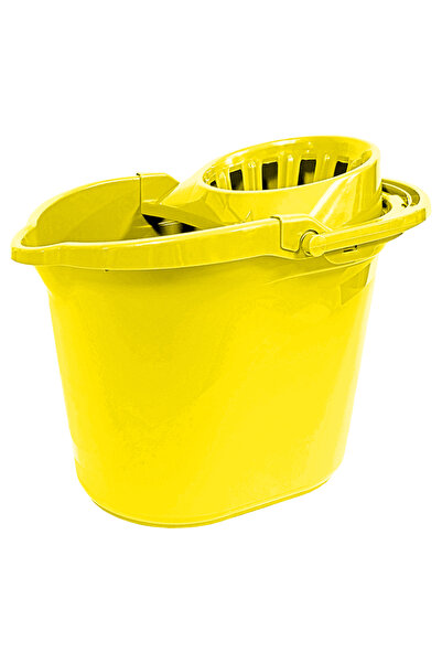 Misavan Galeata cu storcator, in culori HACCP - galben, 15l