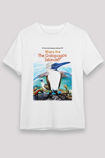 Darkhane Galapagos Islands White Unisex T-Shirt T-Shirt