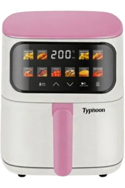 Typhoon مقلاة هوائية TY-04-006 OWB، 1400 واط، 5 لتر، 10 برامج، مؤقت 60 دقيقة ...