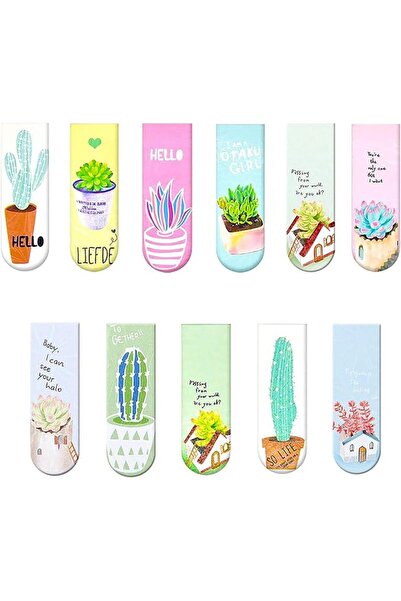 KASTWAVE Olefu Beautiful Magnetic Bookmarks, Cute Magnet Page Markers Magnet ...
