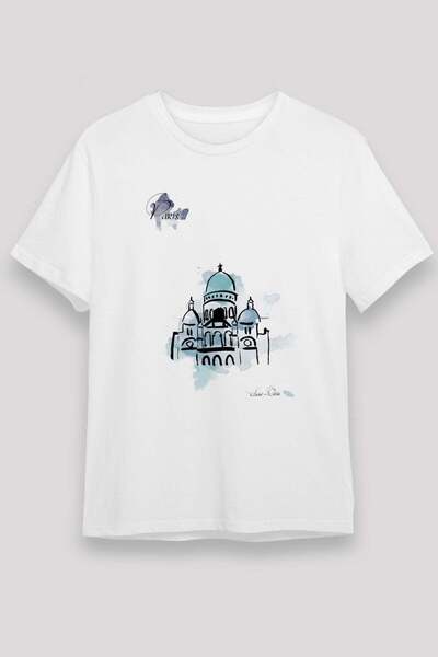 Darkhane Sacred Heart Basilica White Unisex T-Shirt T-Shirt