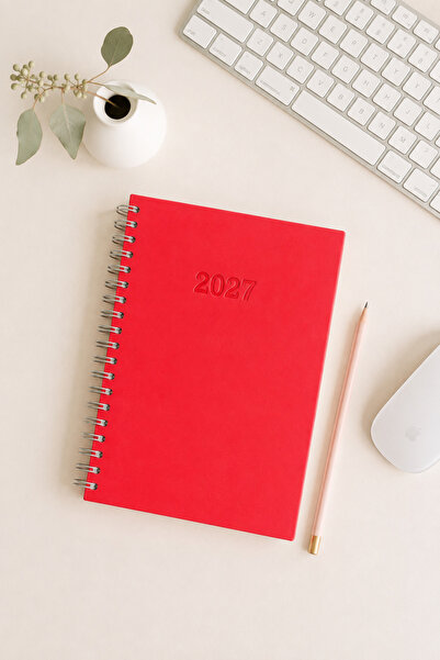 Lizy 2027 Günlük Ajanda – 17x24 cm, Thermo Deri Kapak | 9 Renk Seçeneği