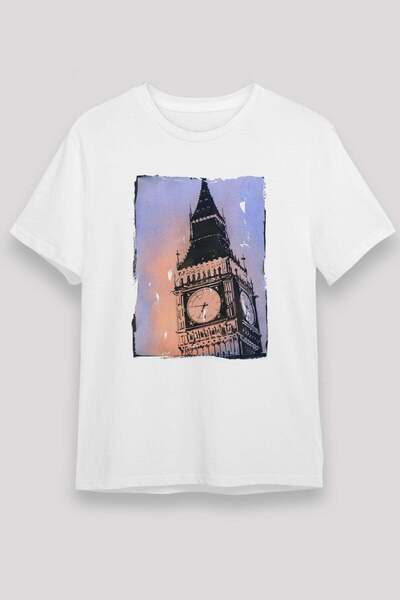 Darkhane Big Ben White Unisex T-Shirt T-Shirt