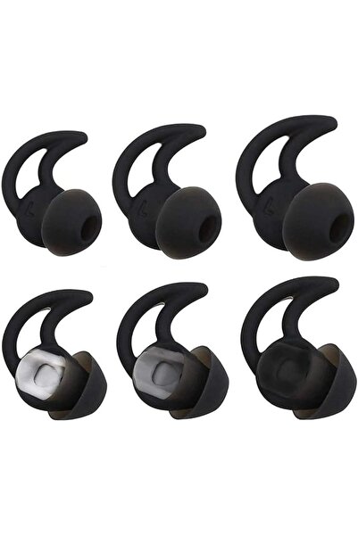 Delfino Silver DELFINO Replacement Noise Cancelling Silicone Earbuds, Double ...