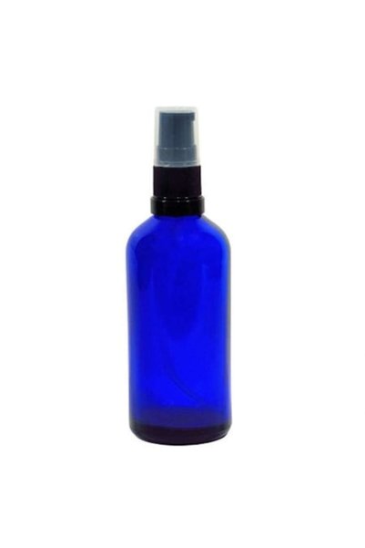 OEM Blue bottle with pump for light lotions, black light lotion pump 18/415, ...