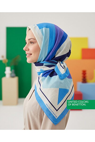 United Colors of Benetton وشاح بينيتون فيسكوز - سيينا - 1005-004 - أزرق