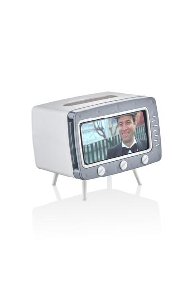 NOVVO Tv Görünümlü Peçetelik Ve Telefon Tutucu