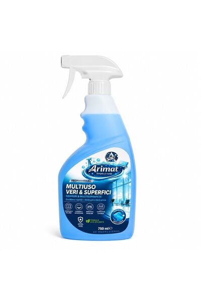 ARIMAT Soluție de curățat sticlă și suprafețe multiple, 750 ml, Uscare rapidă...