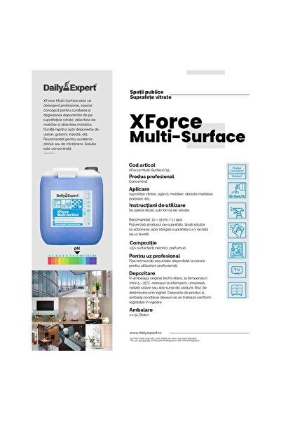 SİDE DAILY EXPERT - Detergent concentrat multi-suprafață, 5 L