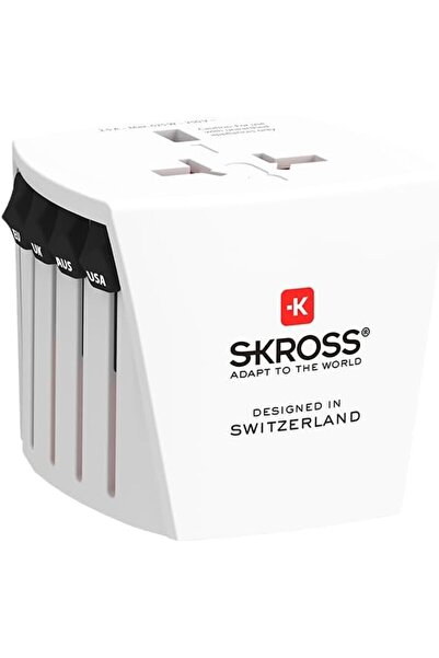SKROSS Muv Micro World Adapter, Compact Adapter Plug, Universal Travel Adapte...