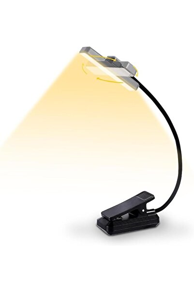 LENND LED Rechargeable Rotatable Book Light for Reading in Bed