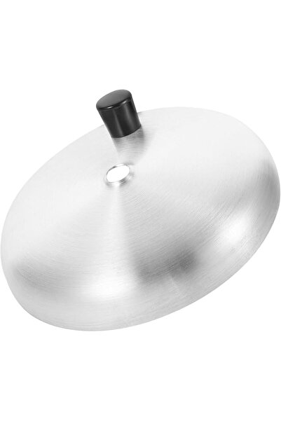Baluue Stainless Steel Pan Cover With Handle Metal Cooking Pot Lid For Frying...