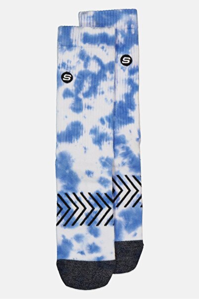 SKECHERS Women Tie Dye Crew Socks, Multicolor