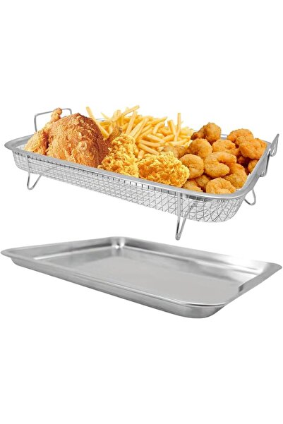 VAODO Air Fryer Basket for Oven, 39.2 * 29.3 * 5.5cm Nonstick Air Fry Crisper...
