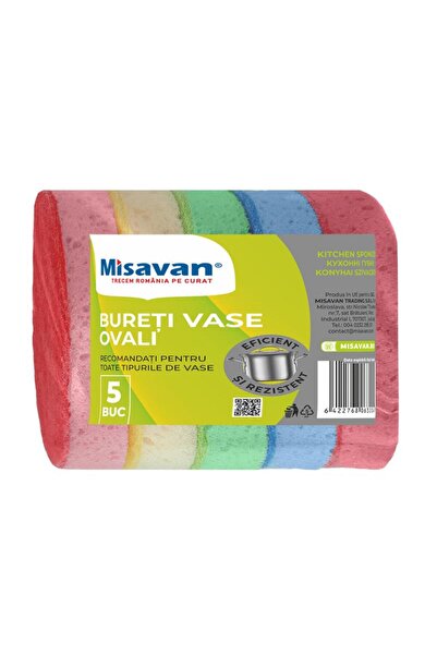 Misavan Burete vase oval Misavan, 5 bucati/set